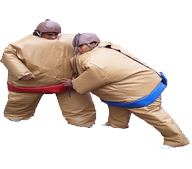 Party Sumo Suit Rentals For Kids in Ely